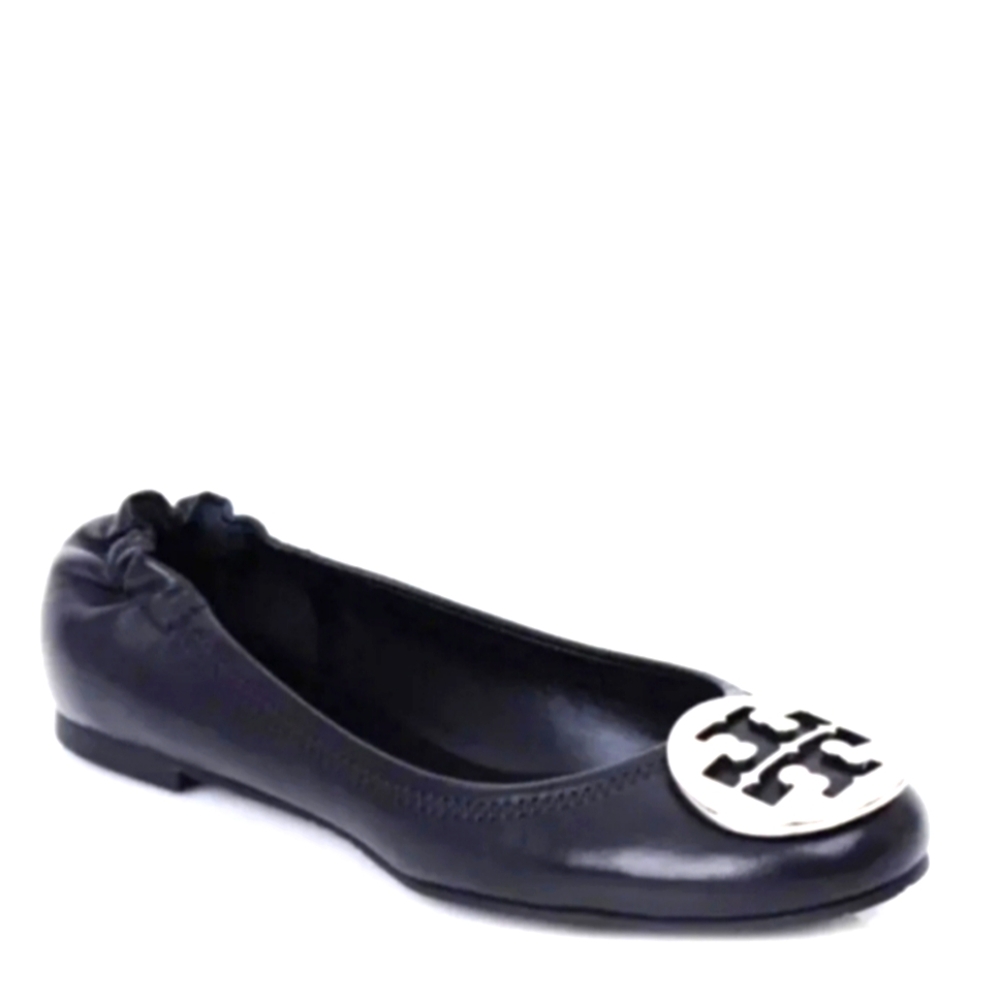 TORY BURCH Classic REVA Leather Flats Size 9